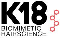 K18 logo, brands you'll find in store at our Hair Salon in Milton Keynes and Stony Stratford